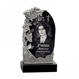 Одинарный гранитный памятник - 143