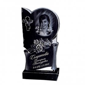 Одинарный гранитный памятник - 199