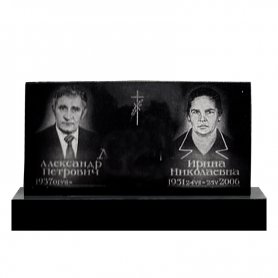 Двойной гранитный памятник - 243