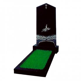 Одинарный гранитный памятник - 057