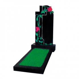 Одинарный гранитный памятник - 059