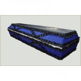 Гроб обитый тканью №08