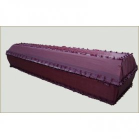 Гроб обитый тканью №10