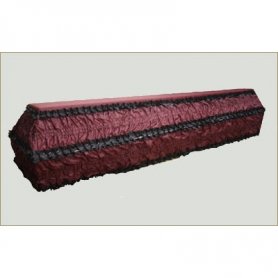 Гроб обитый тканью №11