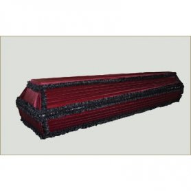 Гроб обитый тканью №13