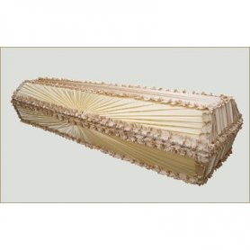 Гроб обитый тканью №15