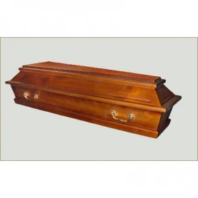 Гроб деревянный лакированный №04