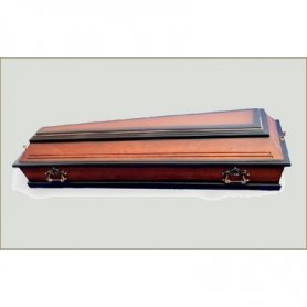 Гроб деревянный лакированный №06