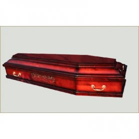 Гроб деревянный лакированный №07