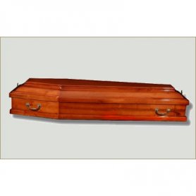 Гроб деревянный лакированный №08