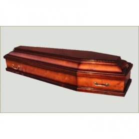 Гроб деревянный лакированный №11