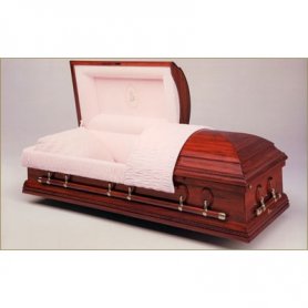 Гроб двухкрышечный VIP №01