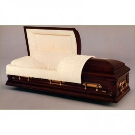 Гроб двухкрышечный VIP №02