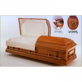 Гроб двухкрышечный VIP №04